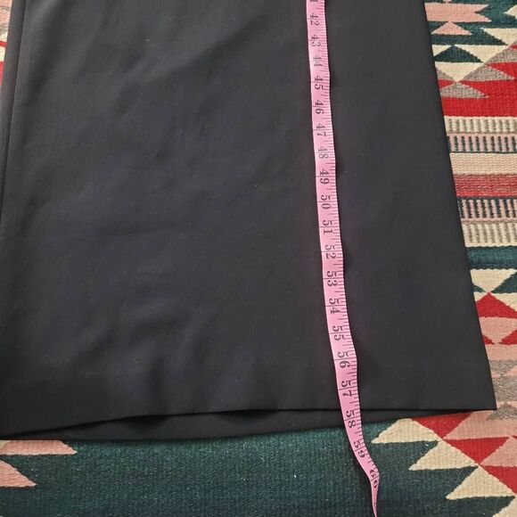 Lafayette 148 Black Wide‎ Leg Jumpsuit Sz 16 Sleeveless Draped Back Old Money - Picture 8 of 10